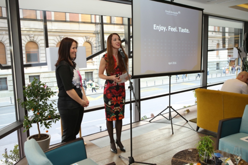 Representatives of the Hotel Bernardin, Mojca Gobin and Eva Rajh
