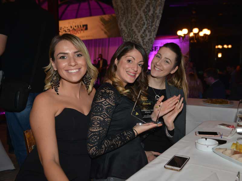 Falkensteiner Hotel Belgrade Team with SEEbtm Award
