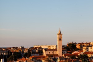 Panoramic View on the City of Pula 