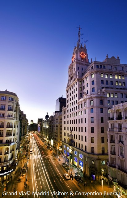 Grand Via, © Madrid Visitors & Convention Bureau