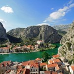 Grad Omiš u Dalmaciji