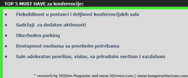 Top 5 must-have za uspešne konferencije