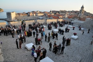 Piće dobrodošlice na terasi tvrđave Revelin, Dubrovnik